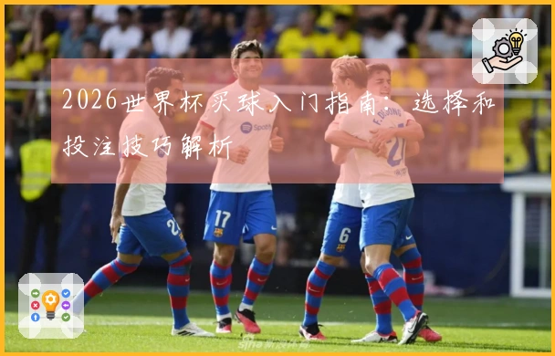 2026世界杯买球入门指南：选择和投注技巧解析